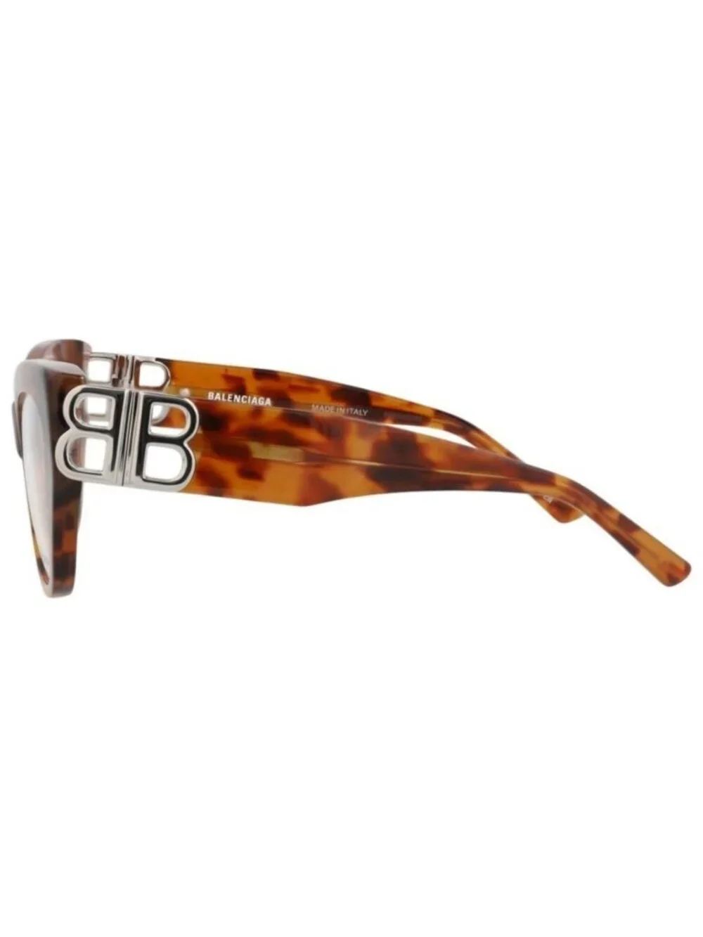 New Balenciaga Womens Cat Eye Havana Havana Transparent Fashion Designer Eyeglas